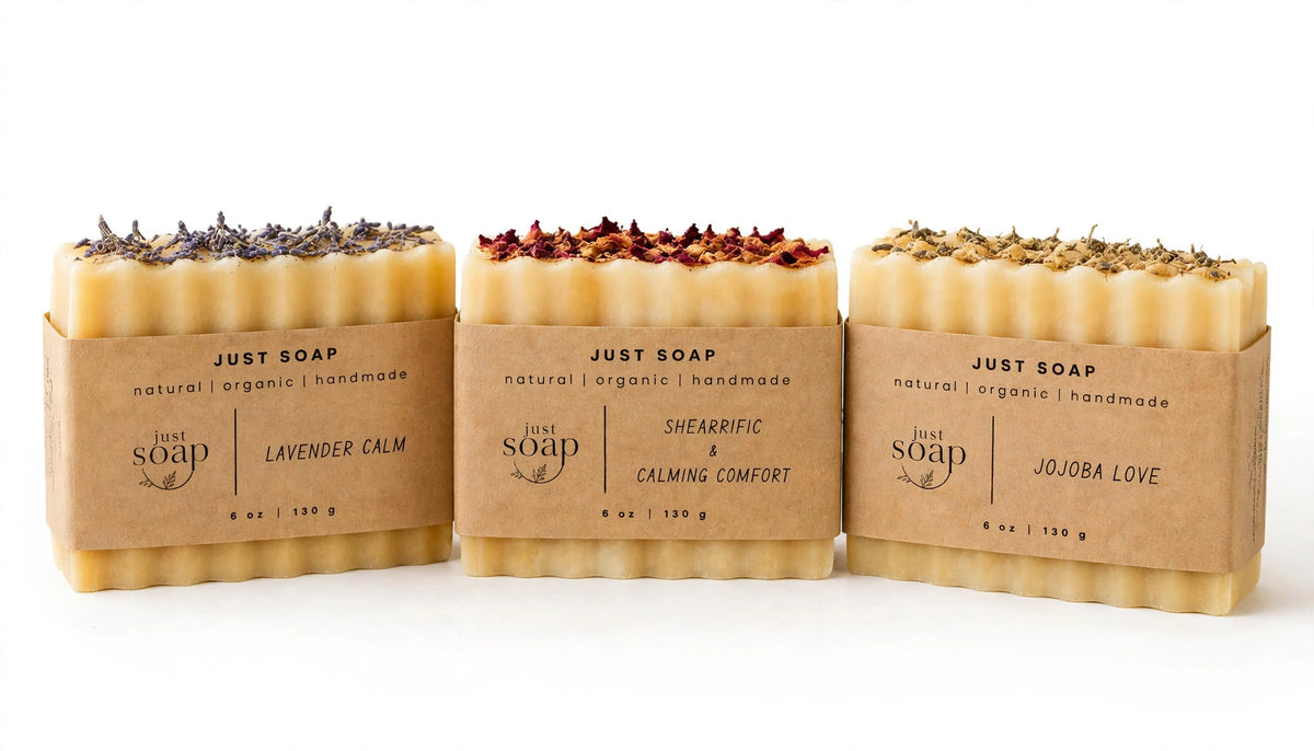 Three Bar Bundle - Lavender Calm + Shearrific + Jojoba Love | Sensitive Skin Trio