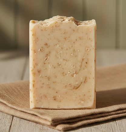 Oatmeal Honey Bar Soap for Soothing Skin Care