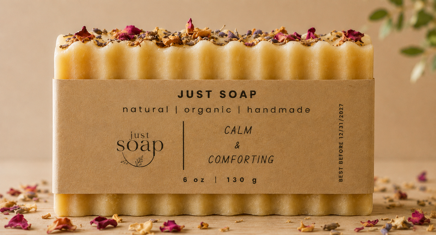 Gentle Oatmeal & Olive Oil Handmade Bar Soap – Sensitive Skin – 4 oz