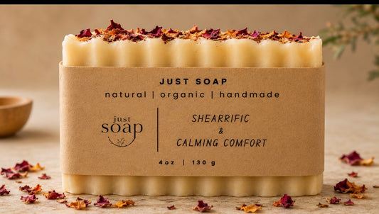 Shea Butter Soap for Sensitive Skin | Hanndmade Natural Vegan Bar